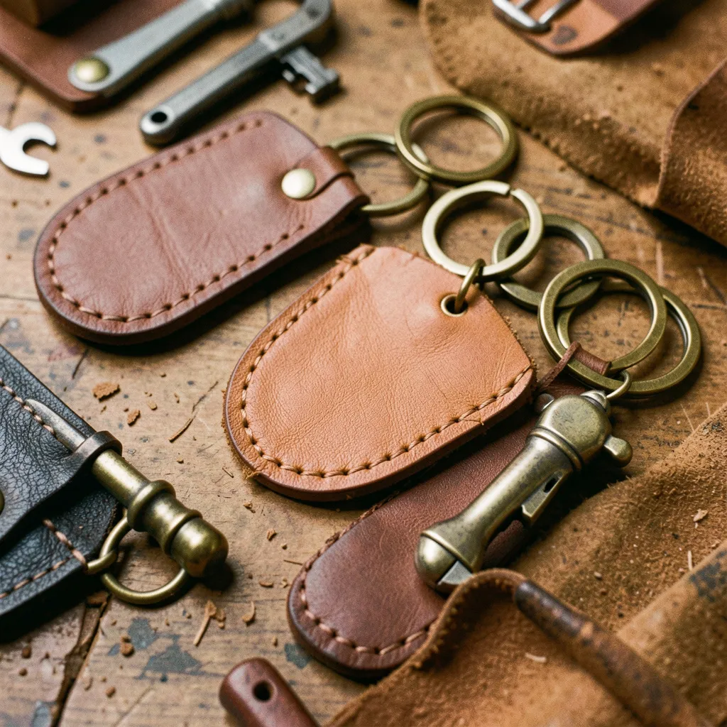 Leather crafting tools and materials